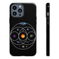 Premium Tough Case for iPhone 12 to 16 Pro Max Showcasing Coldplay’s Illustration Concept