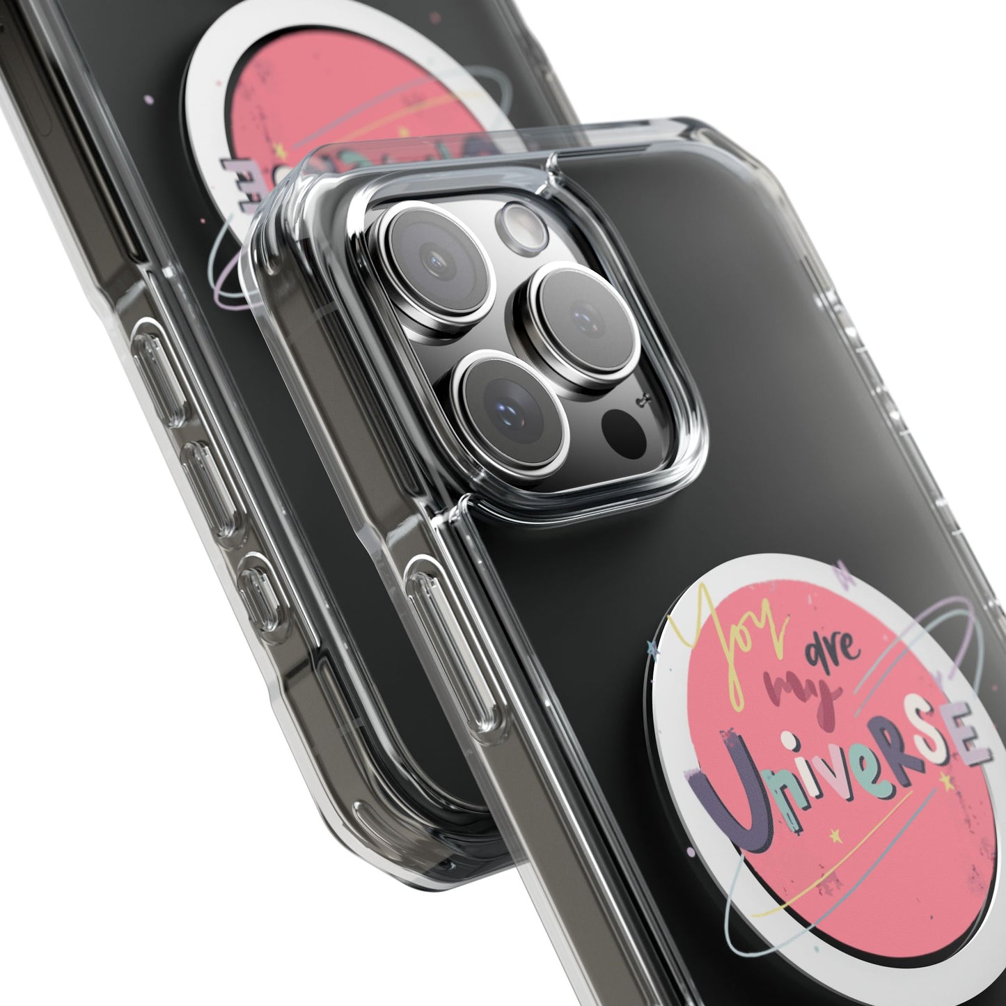 Pastel Planet & Universe Magnetic Clear Impact case