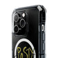 Abstract Black Barbed Wire Magnetic Impact Case