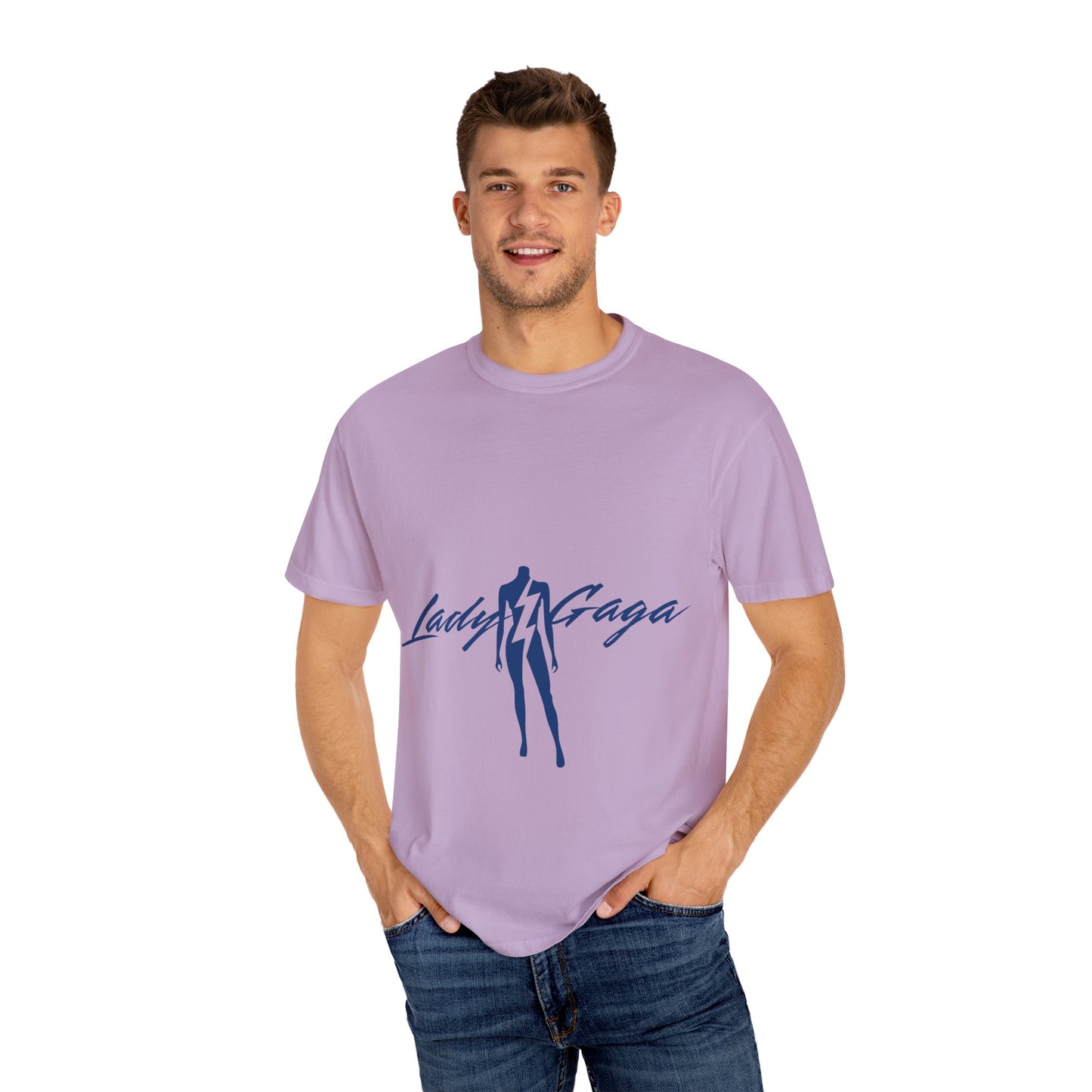 Bolt Silhouette-Unisex Dyed Tshirt
