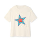 Power of Positivity Star Unisex Oversized Boxy Tee
