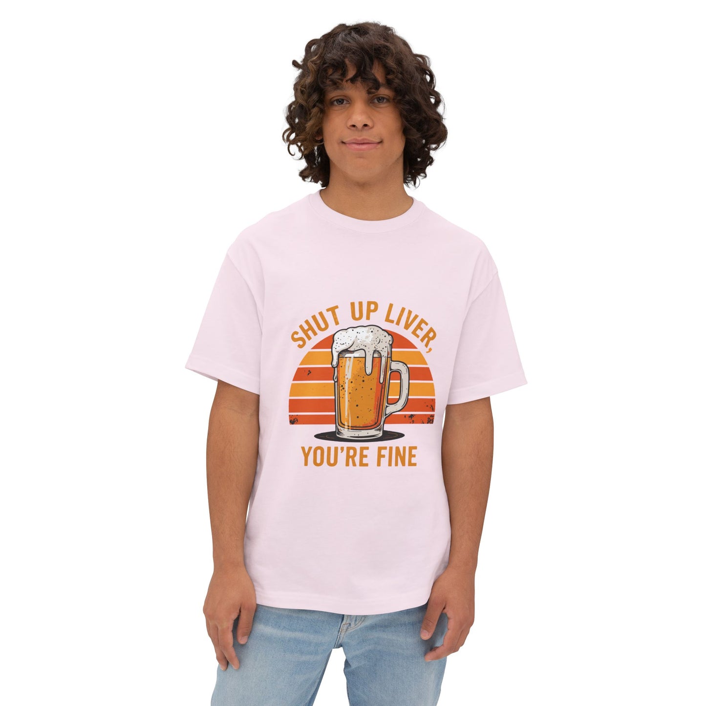 Oversized boxy Tee – Snazzy You're fine Edition