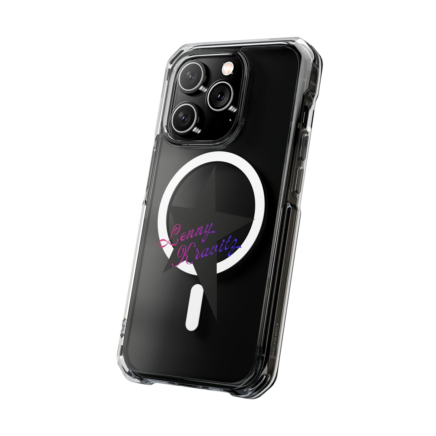 Retro Groove Script Magnetic clear Impact case
