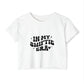 Retro Girl Power Women's Festival Crop Top