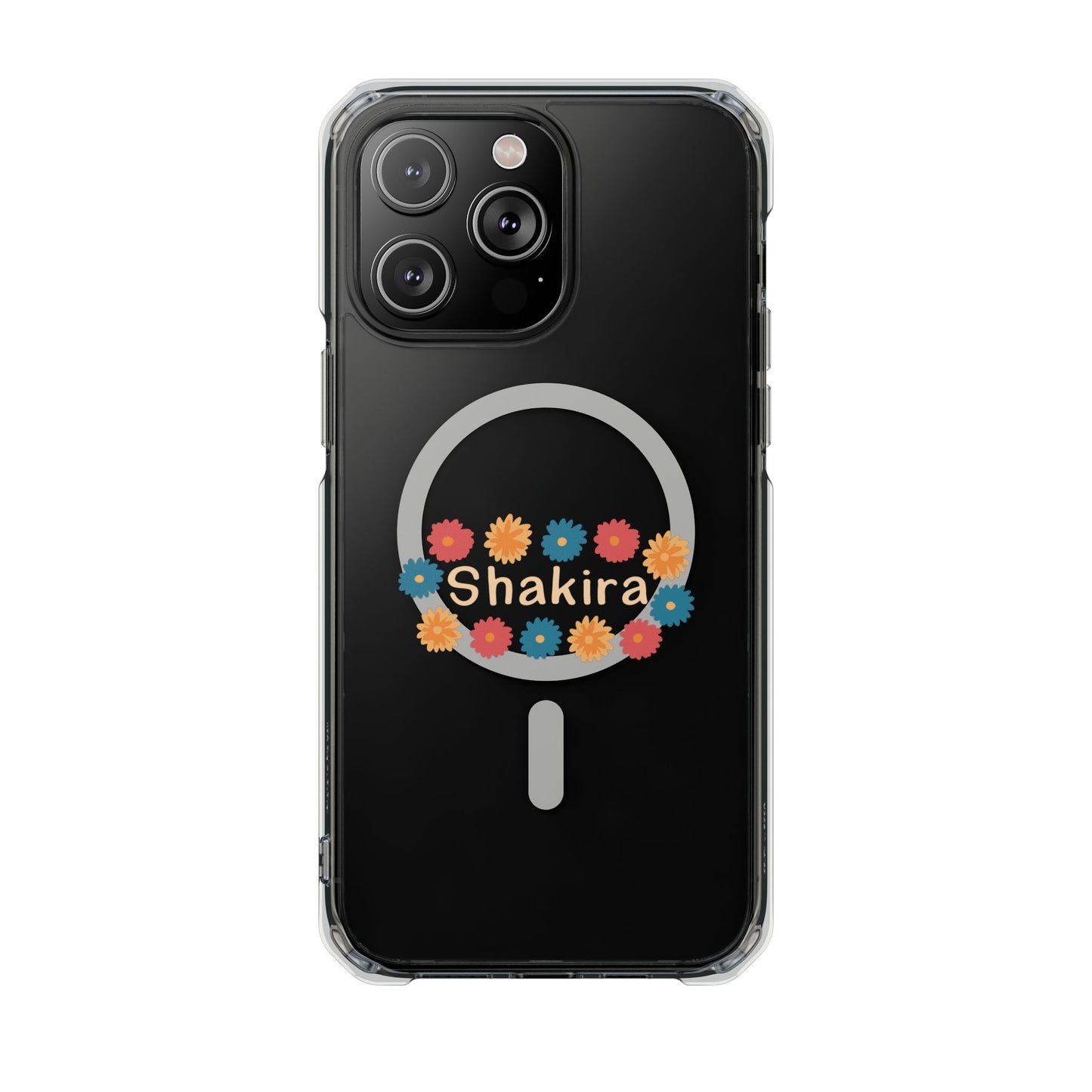 Retro Floral Groove Clear Impact case