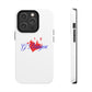 Heart on Fire Bold Script Tough Magnetic Case