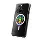 Rainbow Lunar Phases Magnetic Clear Impact case