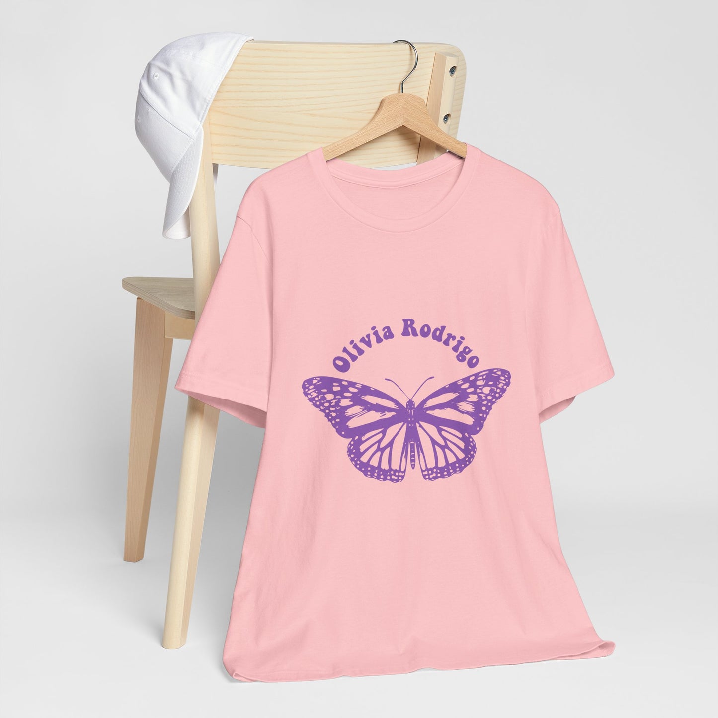 Olivia Rodrigo Unisex Jersey Short Sleeve Tee - With Butterfly