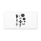 Ocean Wave with Heart Outline Matte Canvas