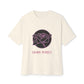 Neon Bloom Unisex Oversized Boxy Tee