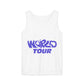 World Tour Bubble Letter-Dyed Tank Top