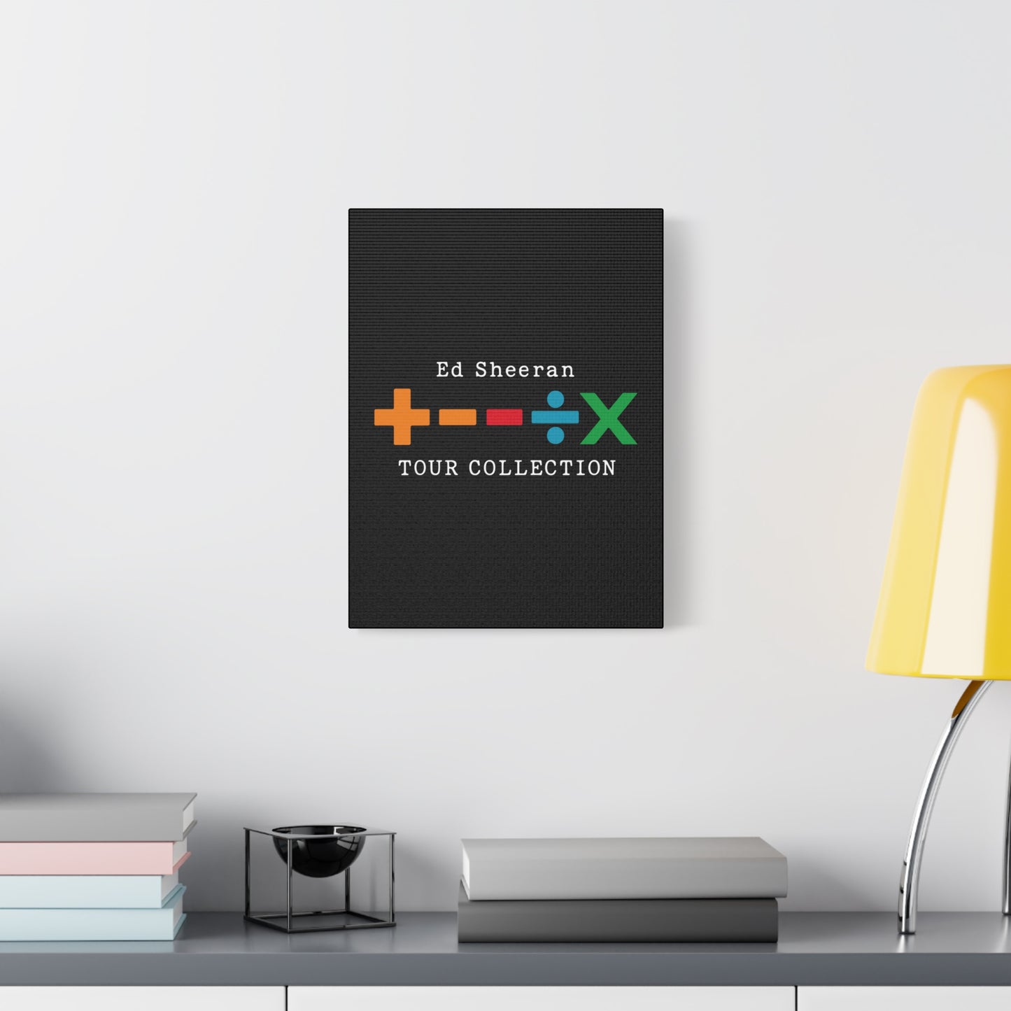 Matte Stretched Canvas, 1.25" Depth – Ed Sheeran Black Edition