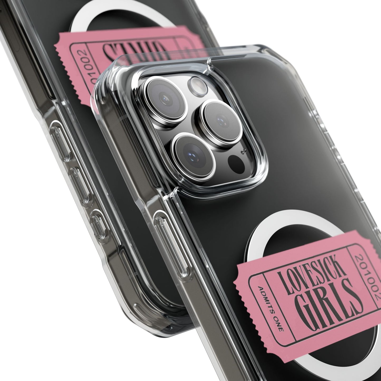 Lovesick Girls Ticket - Magnetic Clear Impact Case