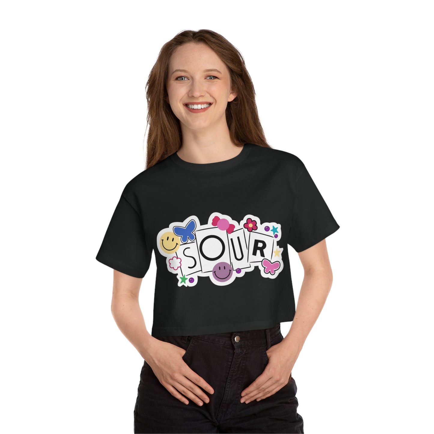 Olivia Rodrigo Women's Cropped t-shirt - Sour