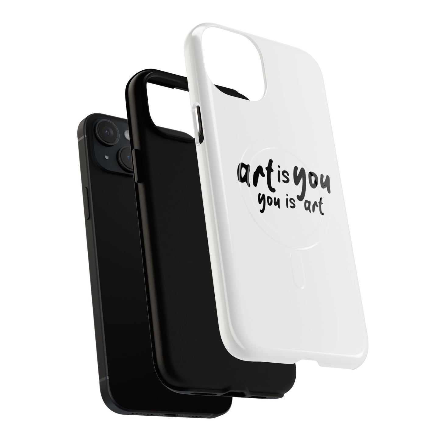 Red Scribble Heart Tough Magnetic Case