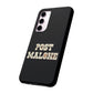 Tough Samsung Case (S20–S25) – Post Malone Bold Design