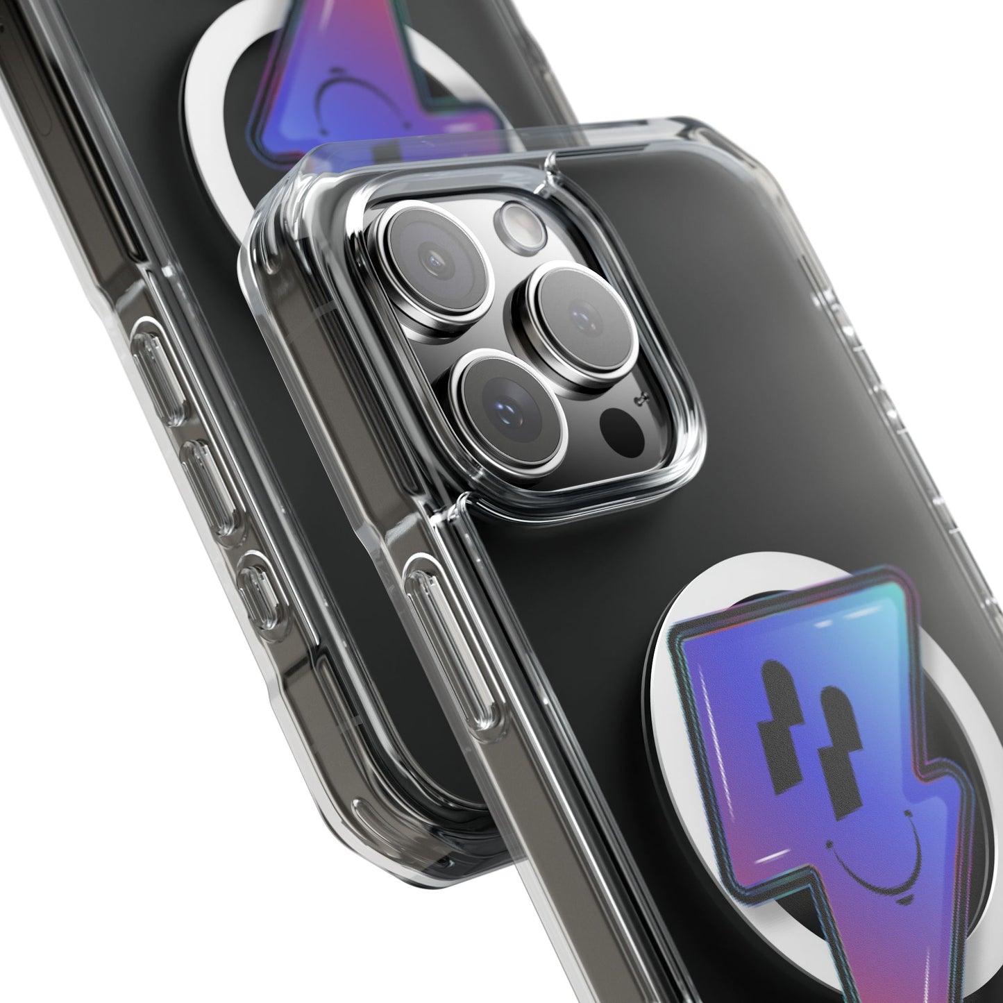 Smiley Charge Pop Magnetic clear Impact case