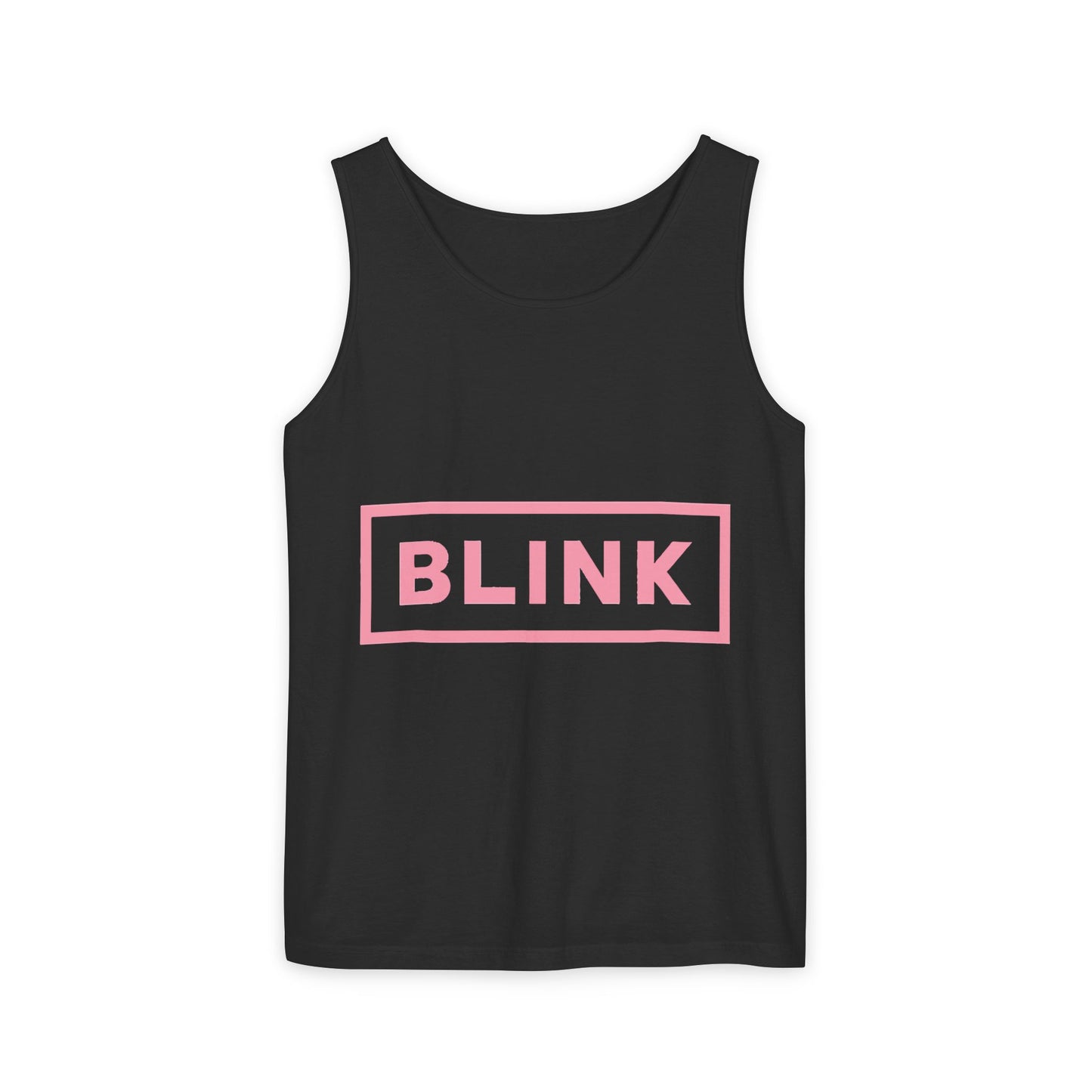 Minimal BLINK Logo – Dyed Tank Top