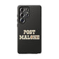 Tough Samsung Case (S20–S25) – Post Malone Bold Design