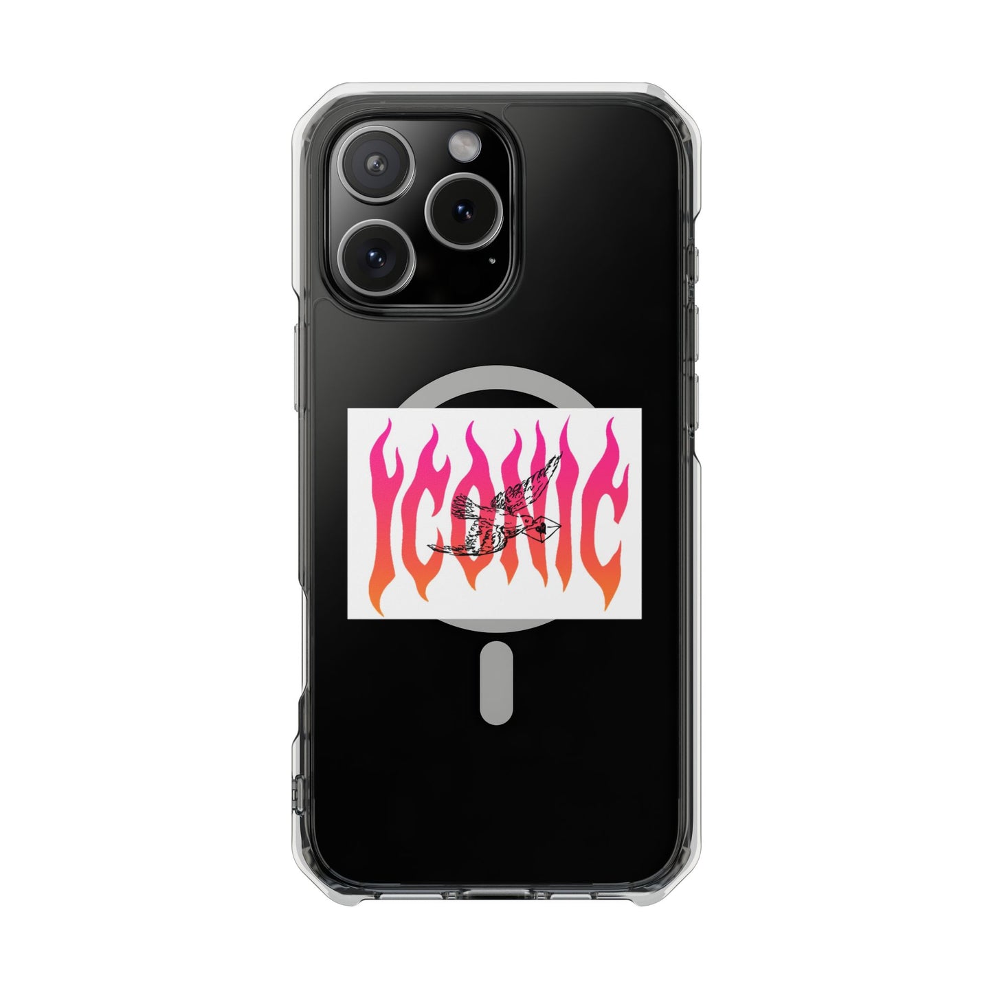Flame Flight Iconic Magnetic clear Impact case
