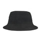 Minimalist Black Disc Outline Bucket Hat