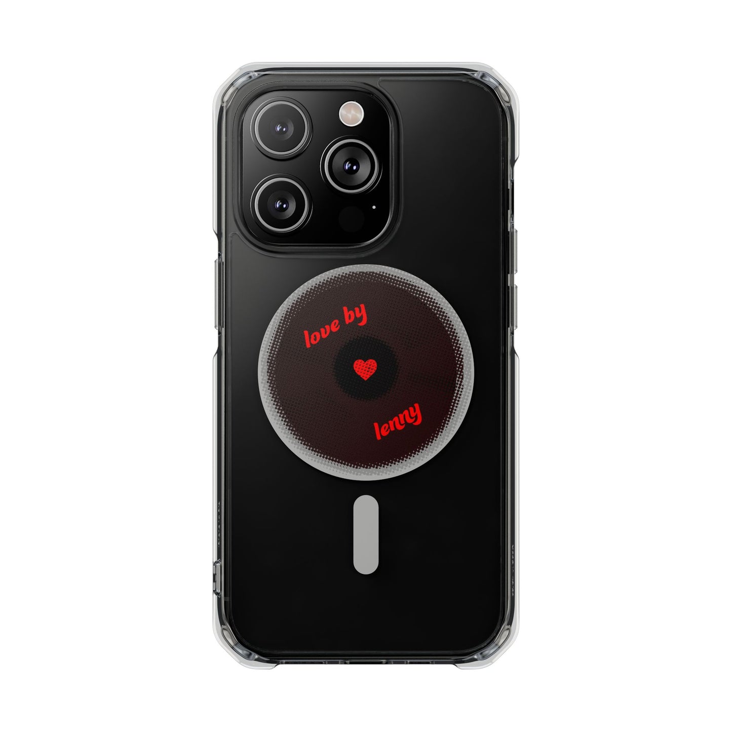 Vinyl Love Spin Magnetic clear Impact case