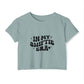 Retro Girl Power Women's Festival Crop Top