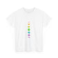 Rainbow Lunar Phases Unisex Cotton Tee