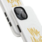 Golden Brush Script Tough Magnetic Case