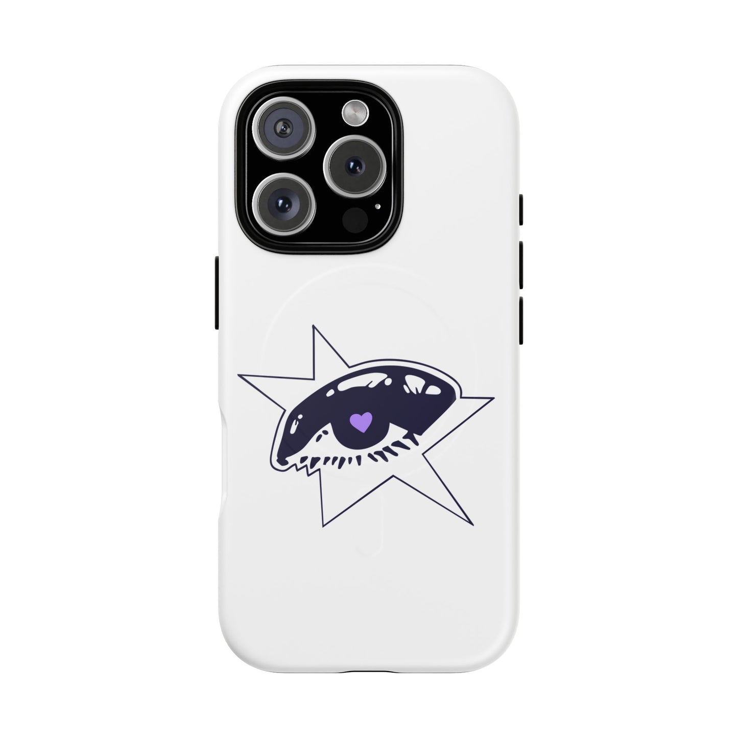 Purple Starry Eye Tough Magnetic phone case