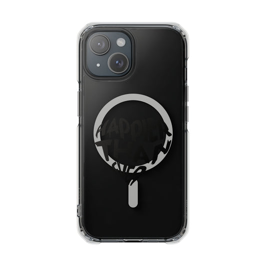 Happier Heart Lettering Magnetic Clear Impact Case