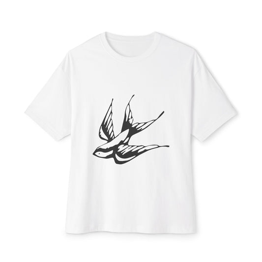Flight Marked Unisex Oversized Boxy Tee