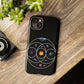 Premium Tough Case for iPhone 12 to 16 Pro Max Showcasing Coldplay’s Illustration Concept
