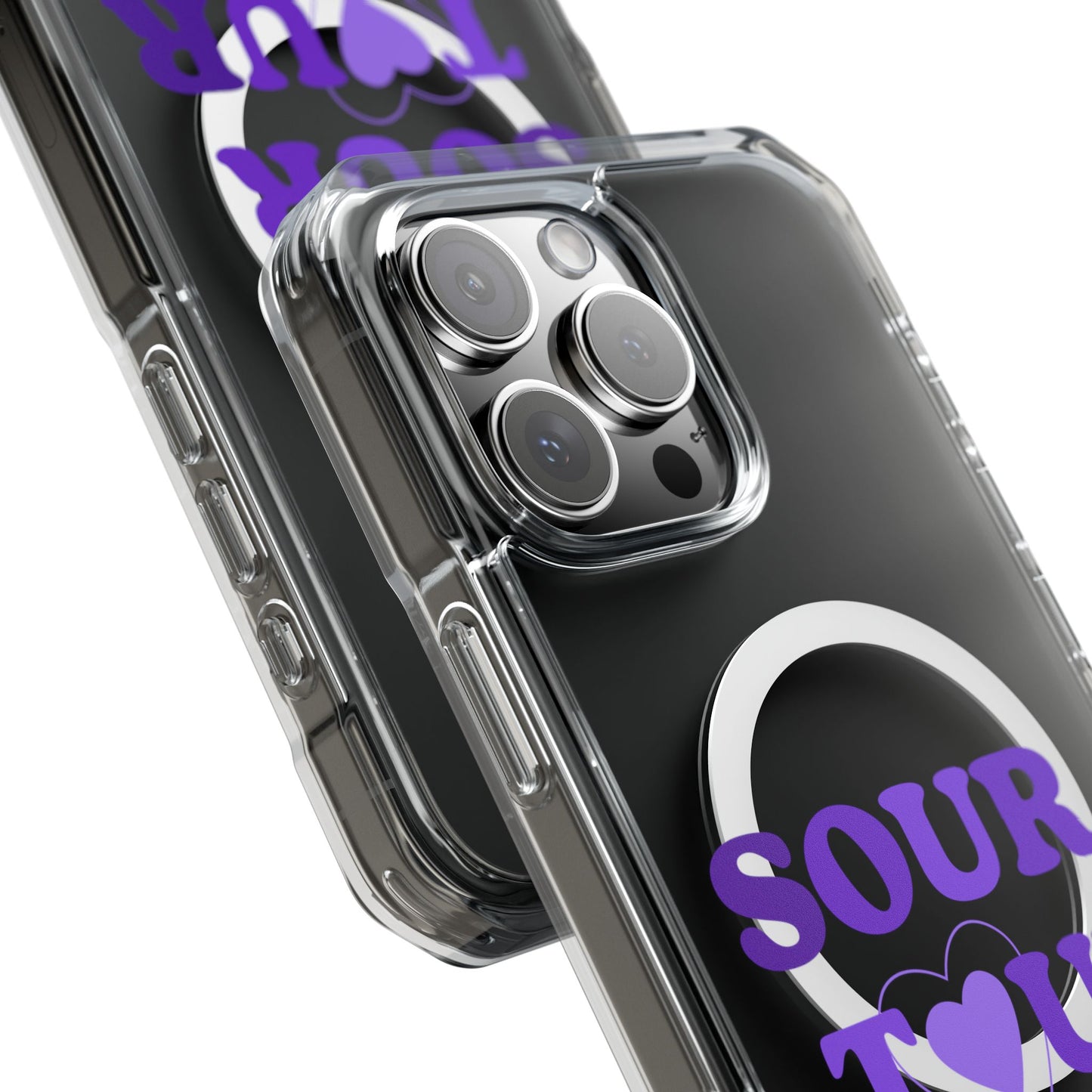 SOUR TOUR Heart Magnetic Clear Impact Case