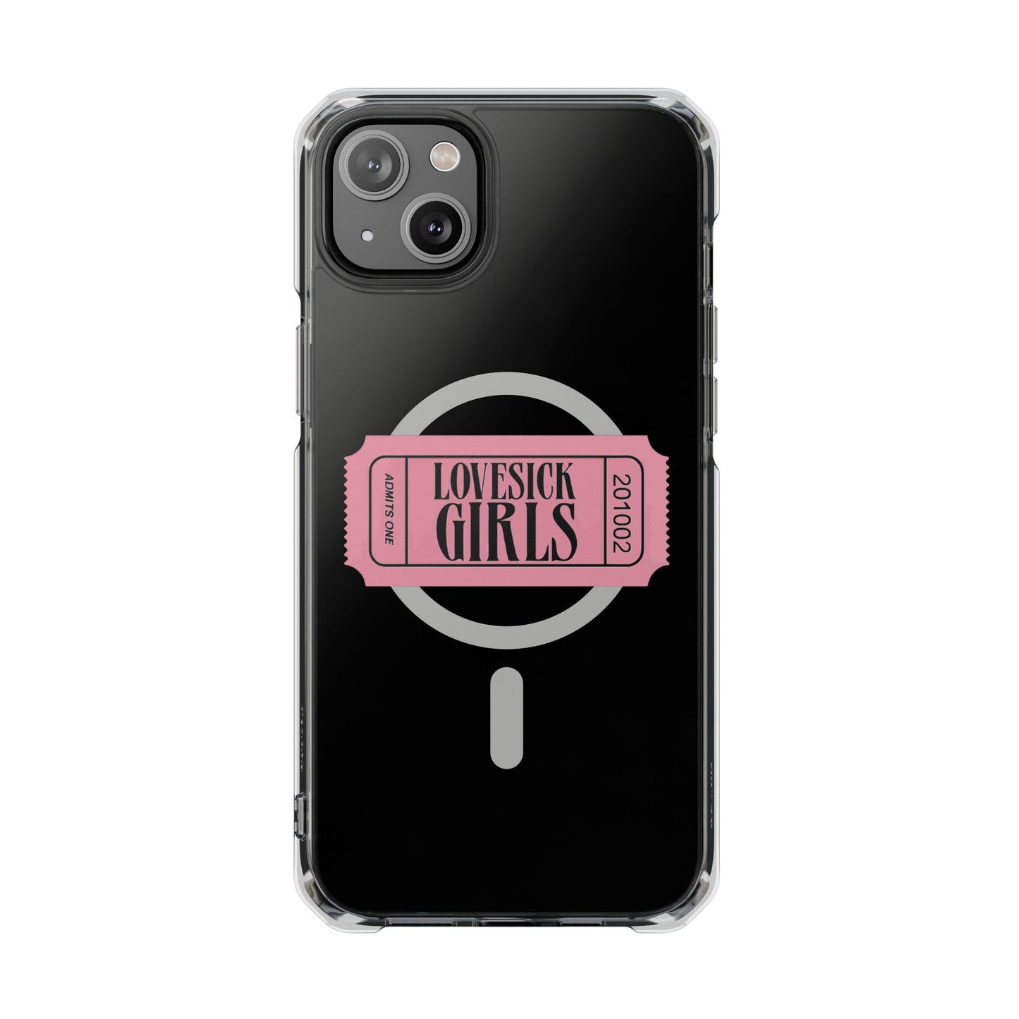 Lovesick Girls Ticket - Magnetic Clear Impact Case