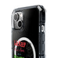 White Paw Print Magnetic Clear Impact Case