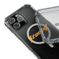 Orange Lightning Text Logo Magnetic Impact Case