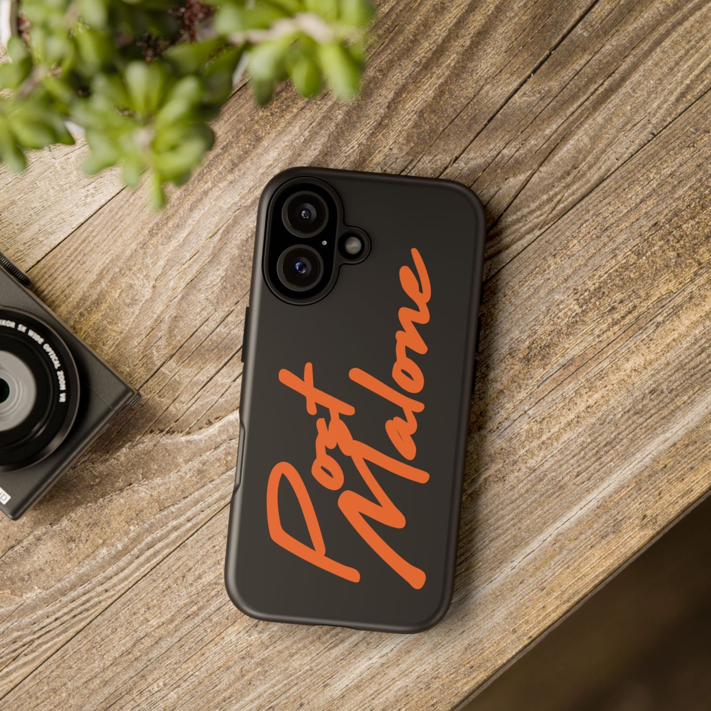 Tough iPhone Case (12–16 Pro Max) – Post Malone Name Design