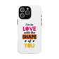 Orange Divide Symbol Tough Magnetic case