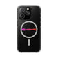 Wavy Groovy Typography Magnetic Clear Impact case