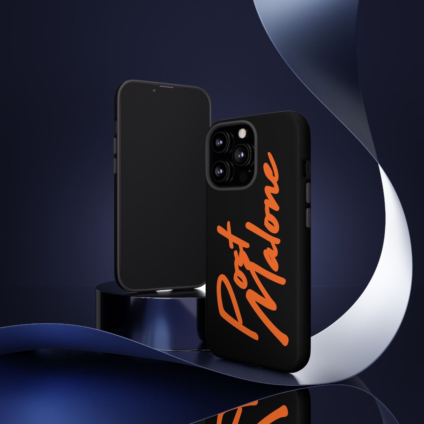 Tough iPhone Case (12–16 Pro Max) – Post Malone Name Design