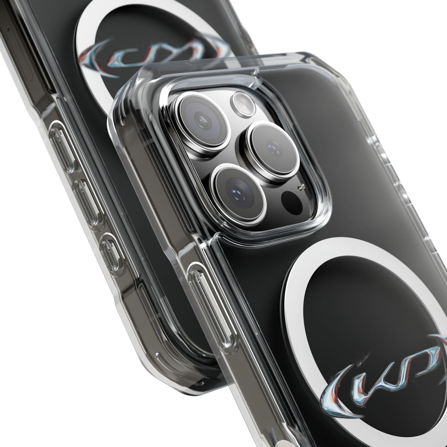 Neon‑Gradient Rua Magnetic Clear Impact cases