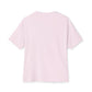 Abstract Paw and Brush Stroke Oversized Boxy Tee