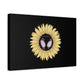 Sunflower Mask Illustration Canvas