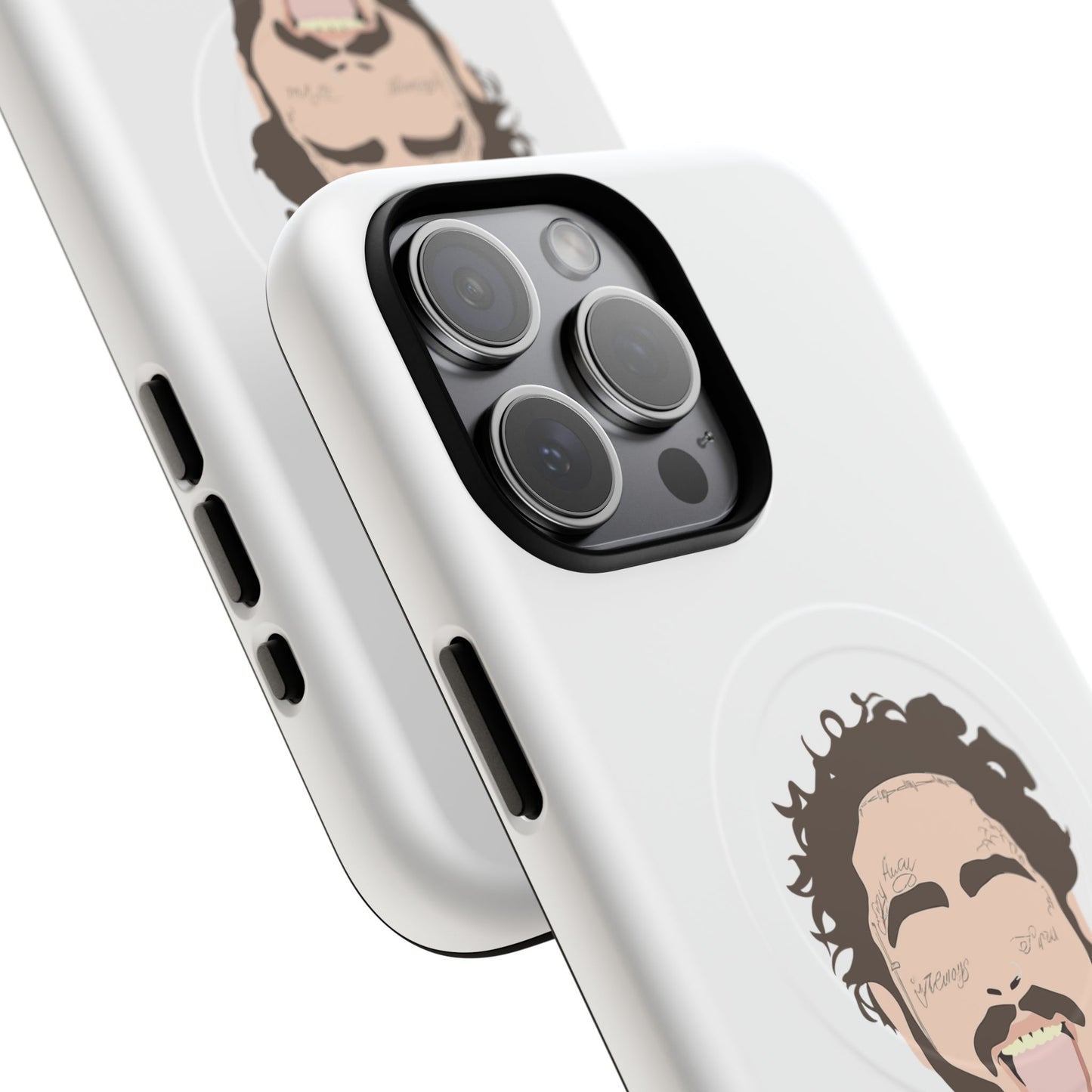 Minimalist Tongue Out Cartoon Face Tough Magnetic Case