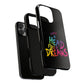 Premium Tough Case for iPhone 12 to 16 Pro Max Showcasing Coldplay’s Iconic A Head Full of Dreams