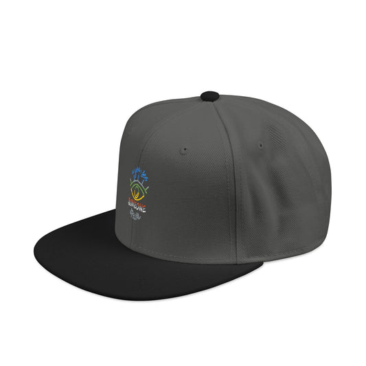 Vibrant Eye and Text Snapback cap