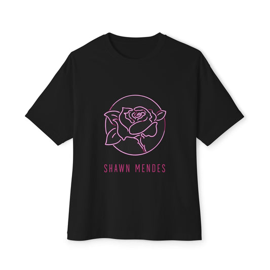 Neon Bloom Unisex Oversized Boxy Tee