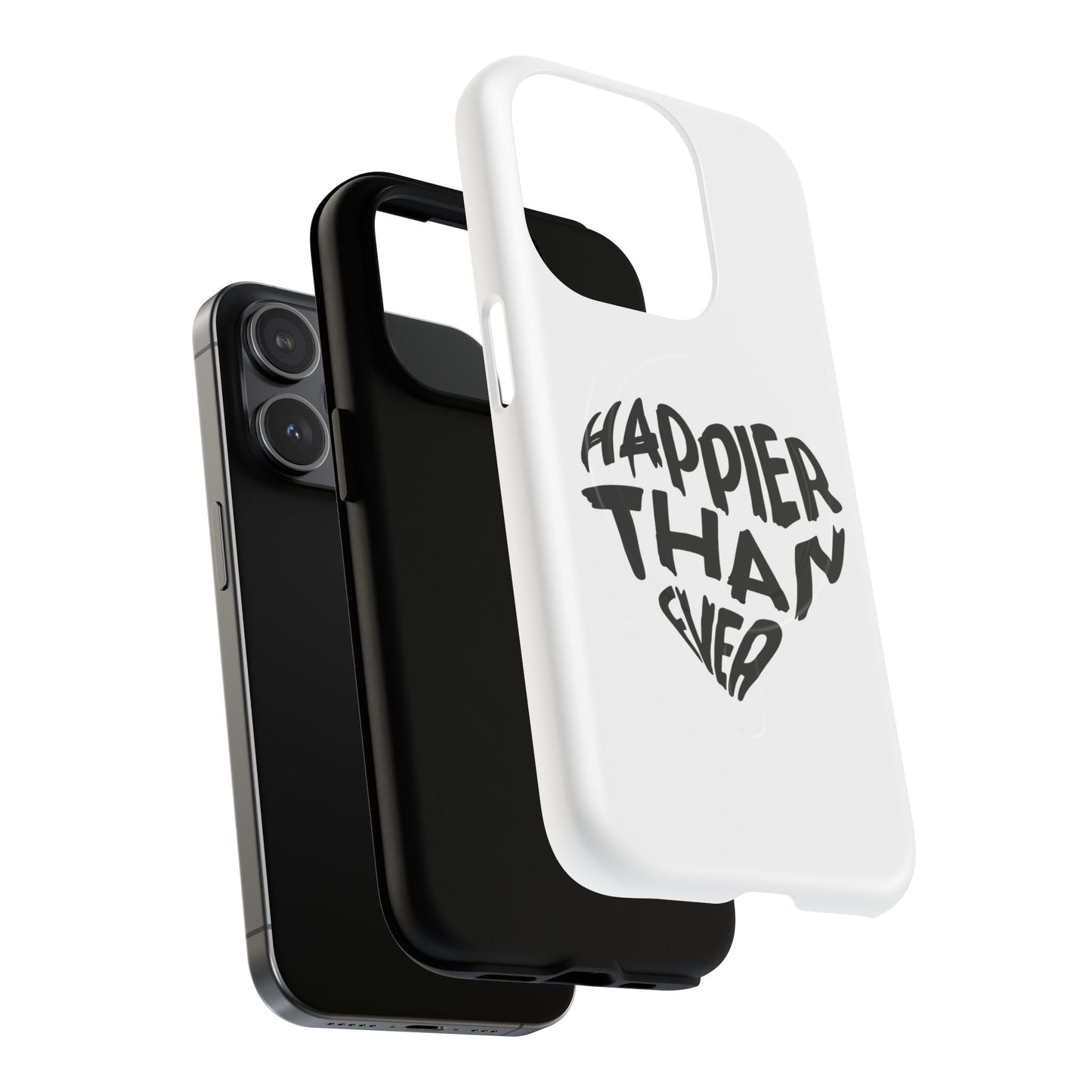 Happier Heart Lettering Tough Magnetic Case
