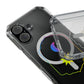 Gradient Moon and Star Emblem Magnetic Clear Impact case